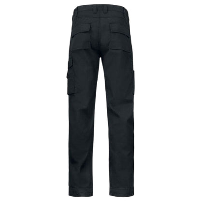 Black - Back - Projob Mens Prio 2530 Work Trousers