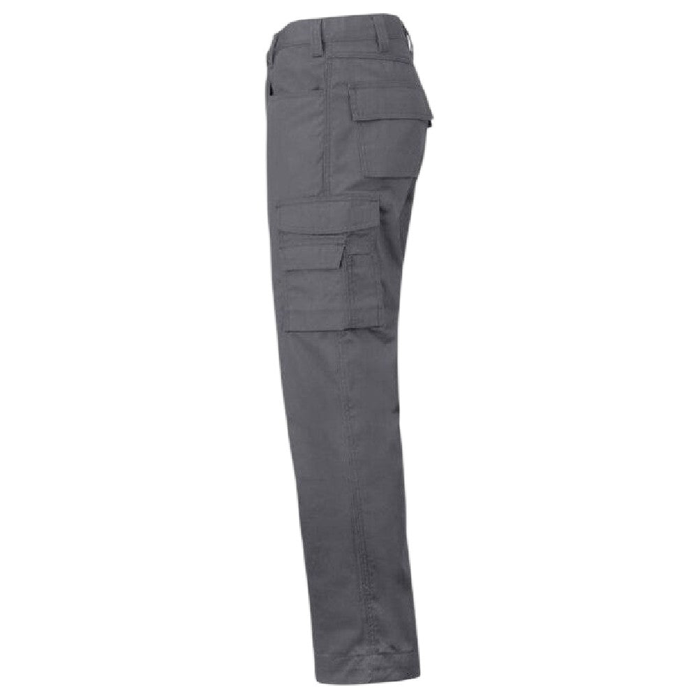 Grey - Side - Projob Mens Prio 2530 Work Trousers