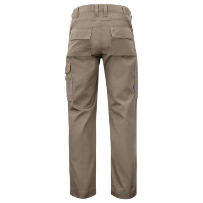 Khaki Green - Back - Projob Mens Prio 2530 Work Trousers