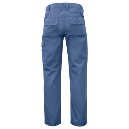 Sky Blue - Back - Projob Mens Prio 2530 Work Trousers
