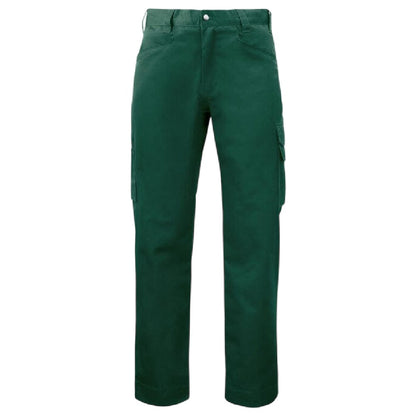 Forest Green - Front - Projob Mens Prio 2530 Work Trousers