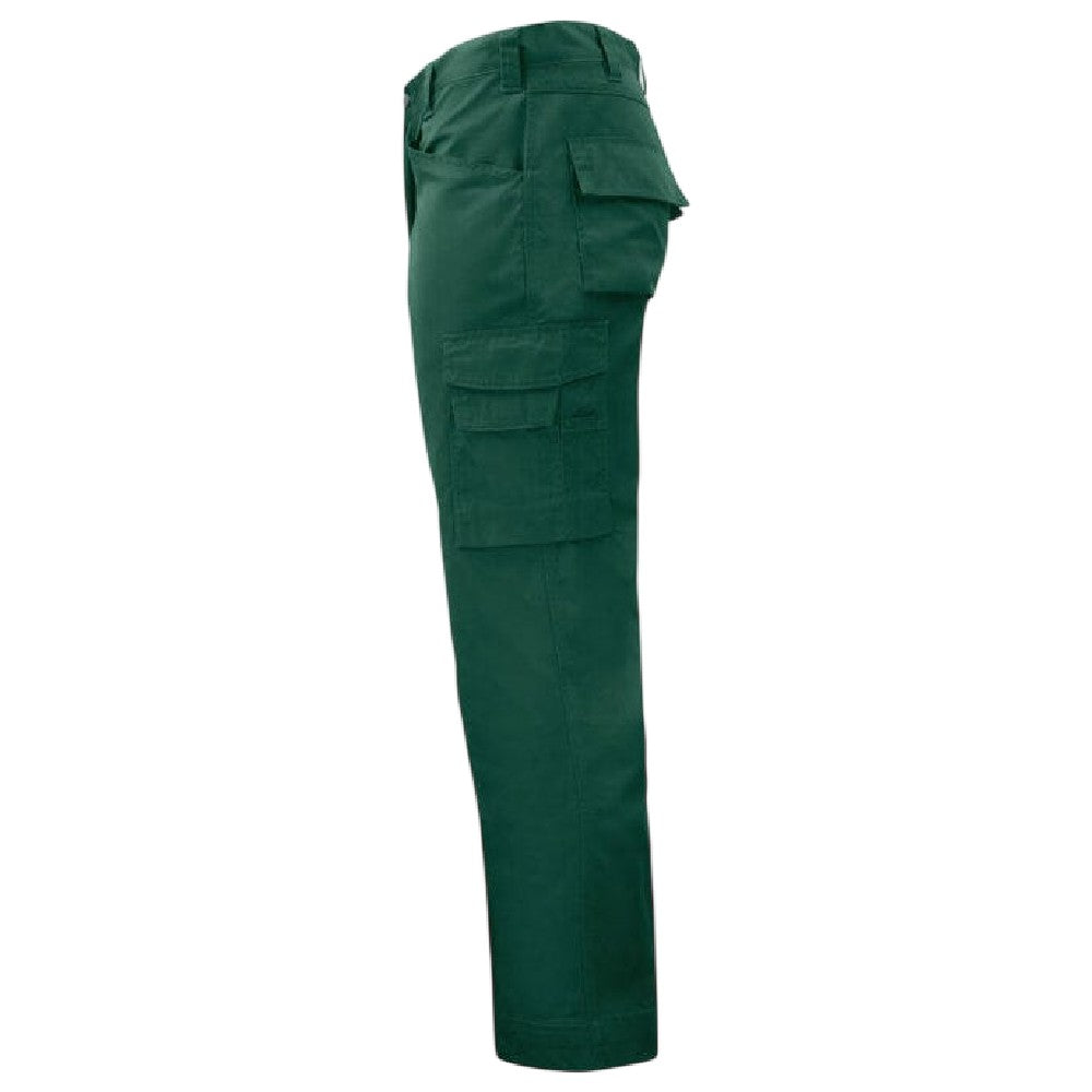 Forest Green - Side - Projob Mens Prio 2530 Work Trousers