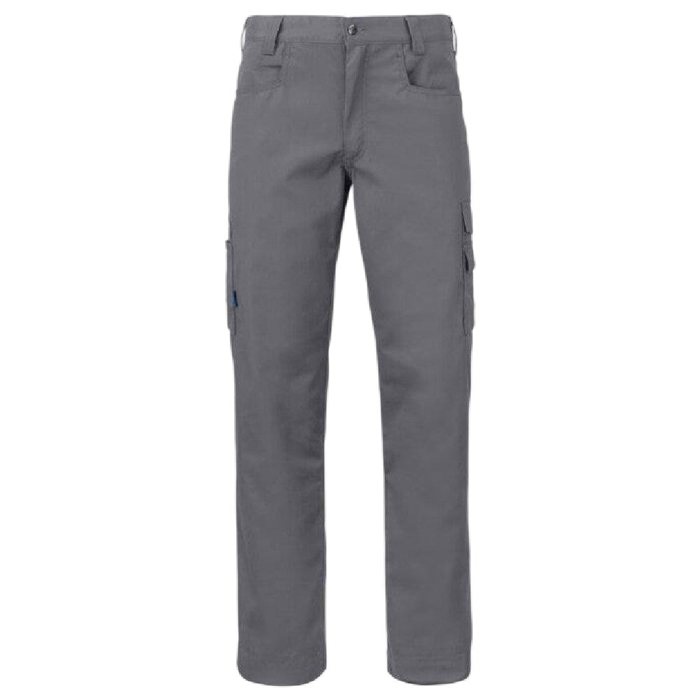 Grey - Front - Projob Mens Prio 2530 Work Trousers