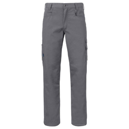Grey - Front - Projob Mens Prio 2530 Work Trousers