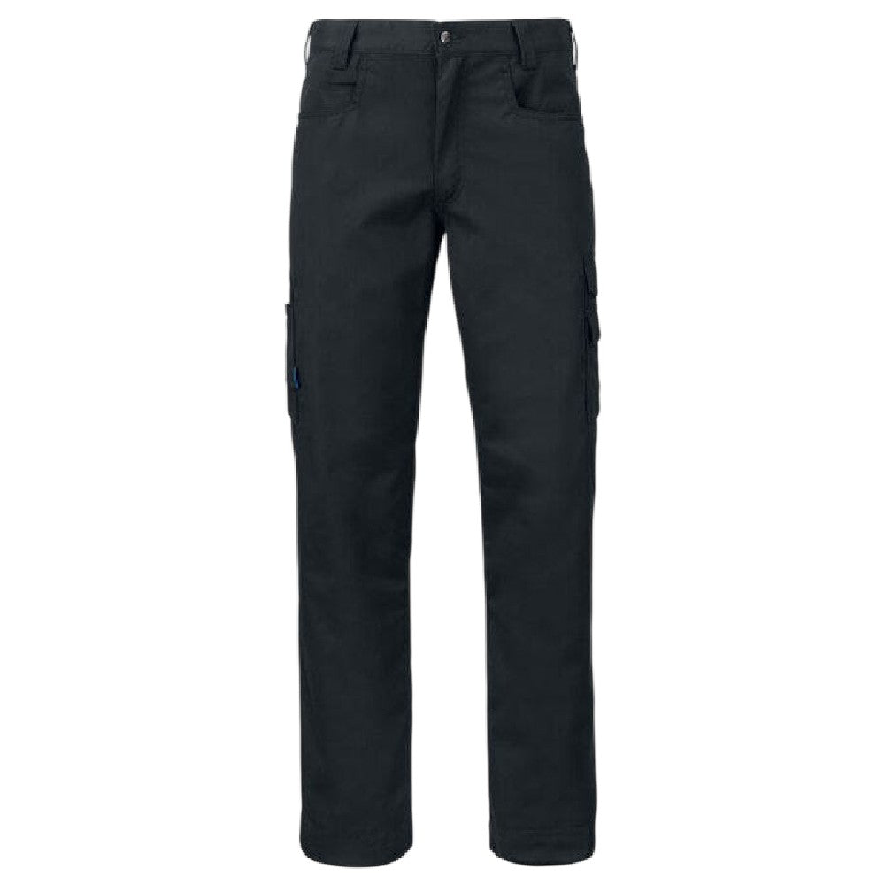 Black - Front - Projob Mens Prio 2530 Work Trousers