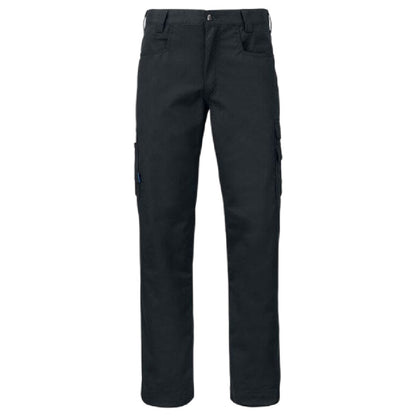 Black - Front - Projob Mens Prio 2530 Work Trousers