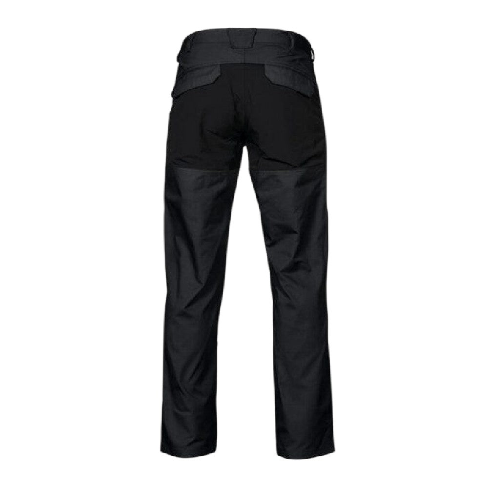 Black - Back - Projob Mens 2520 Stretch Work Trousers
