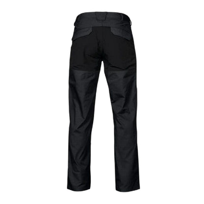 Black - Back - Projob Mens 2520 Stretch Work Trousers