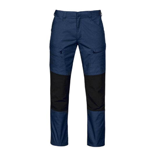 Navy - Front - Projob Mens 2520 Stretch Work Trousers
