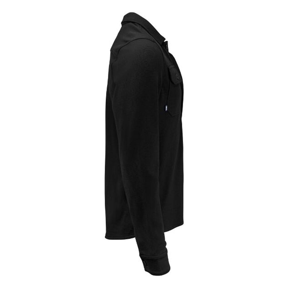 Black - Side - Cutter & Buck Mens Advantage Leisure Shirt