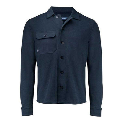Dark Navy - Front - Cutter & Buck Mens Advantage Leisure Shirt