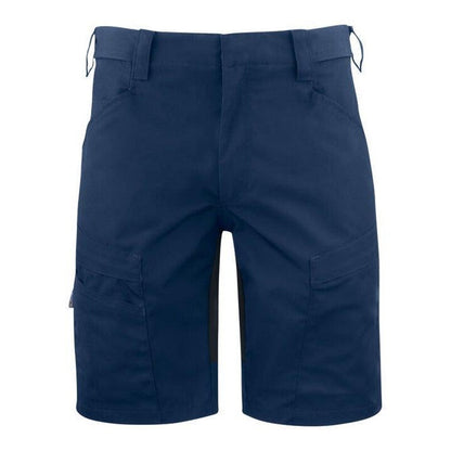 Navy - Front - Projob Mens Service Stretch Shorts