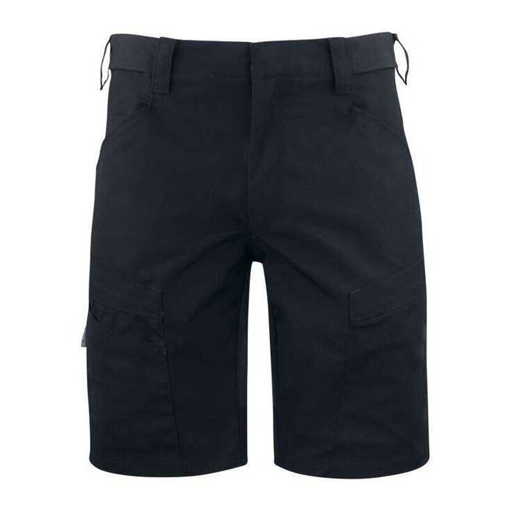 Black - Front - Projob Mens Service Stretch Shorts
