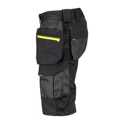Black - Lifestyle - Projob Mens 5562 Stretch Holster Pocket Work Shorts