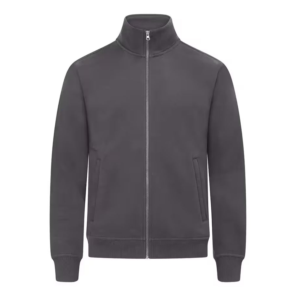 Metal Grey - Front - Clique Unisex Adult Miami Polyester Blend Cardigan