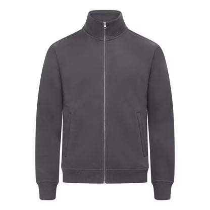 Metal Grey - Front - Clique Unisex Adult Miami Polyester Blend Cardigan