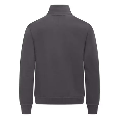 Metal Grey - Back - Clique Unisex Adult Miami Polyester Blend Cardigan