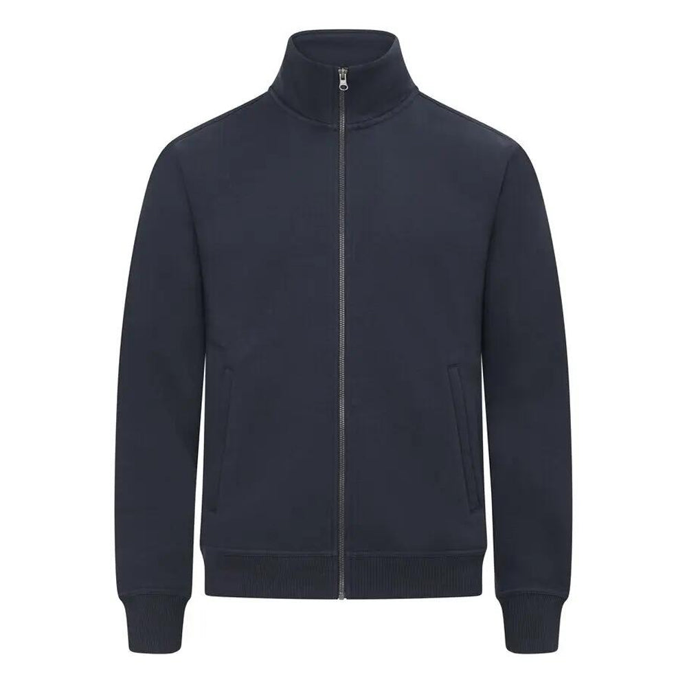 Dark Navy - Front - Clique Unisex Adult Miami Polyester Blend Cardigan