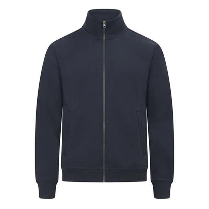 Dark Navy - Front - Clique Unisex Adult Miami Polyester Blend Cardigan