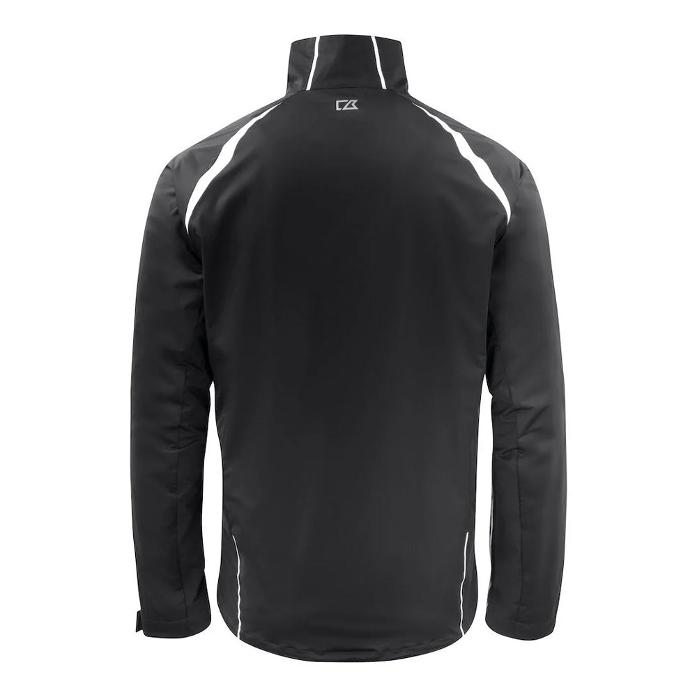 Black - Back - Cutter & Buck Mens North Shore Padded Jacket