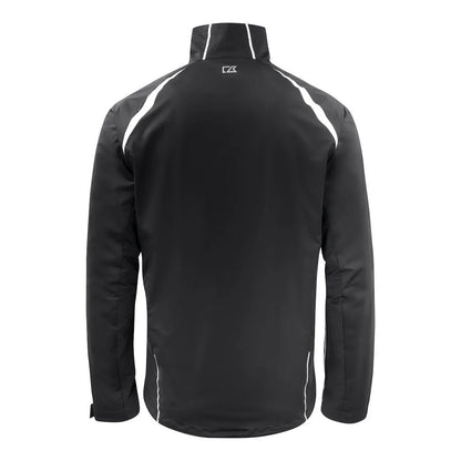 Black - Back - Cutter & Buck Mens North Shore Padded Jacket
