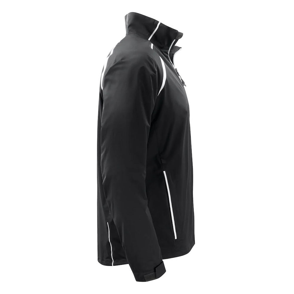 Black - Side - Cutter & Buck Mens North Shore Padded Jacket