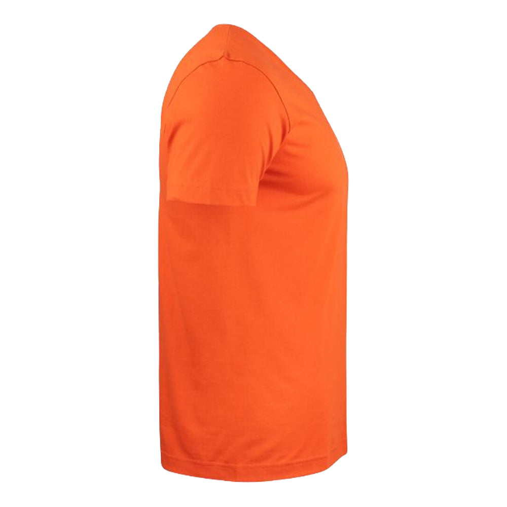 Blood Orange - Side - Clique Mens Basic V Neck Short-Sleeved T-Shirt