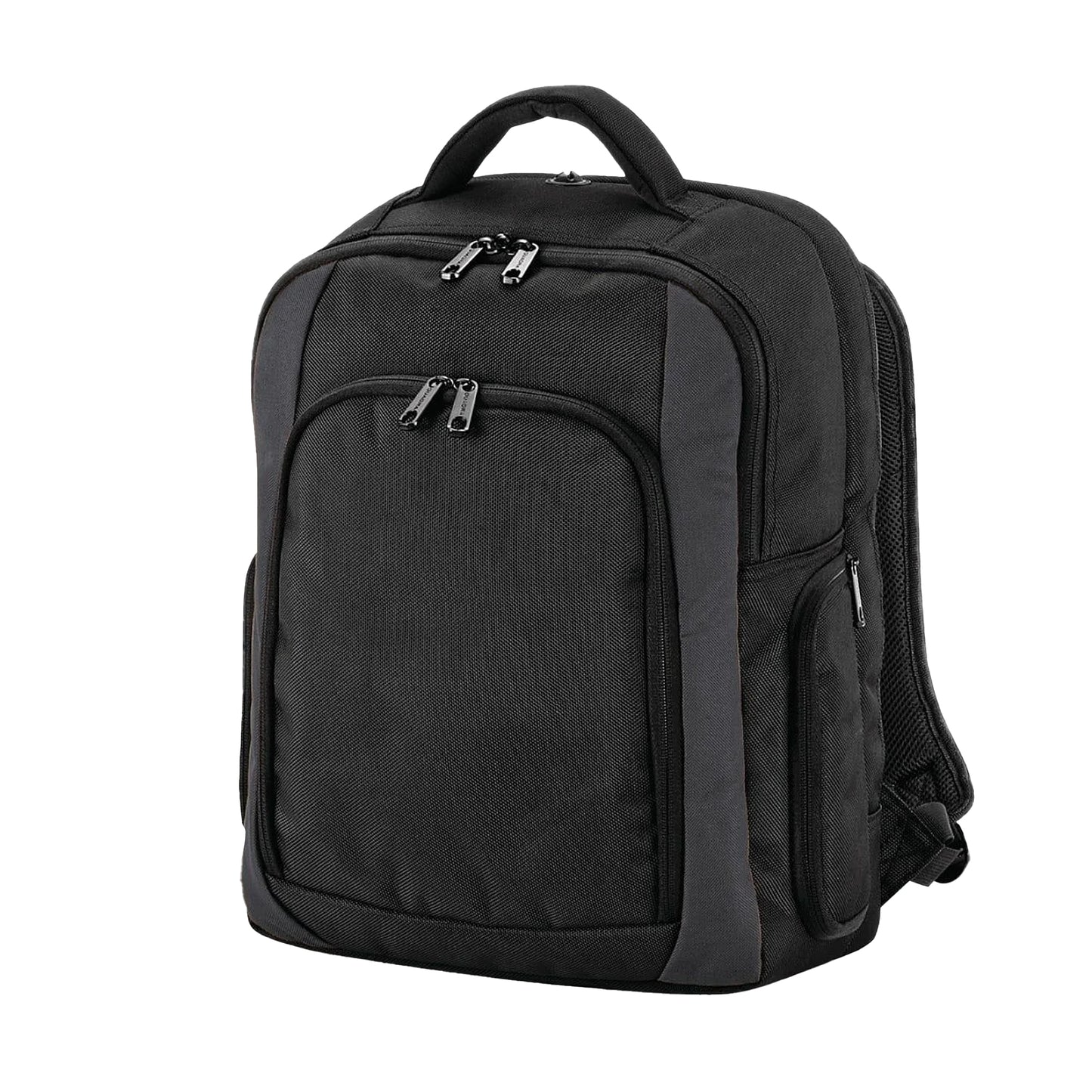 Black-Dark Graphite - Front - Quadra Tungsten Laptop Backpack - 23 Litres