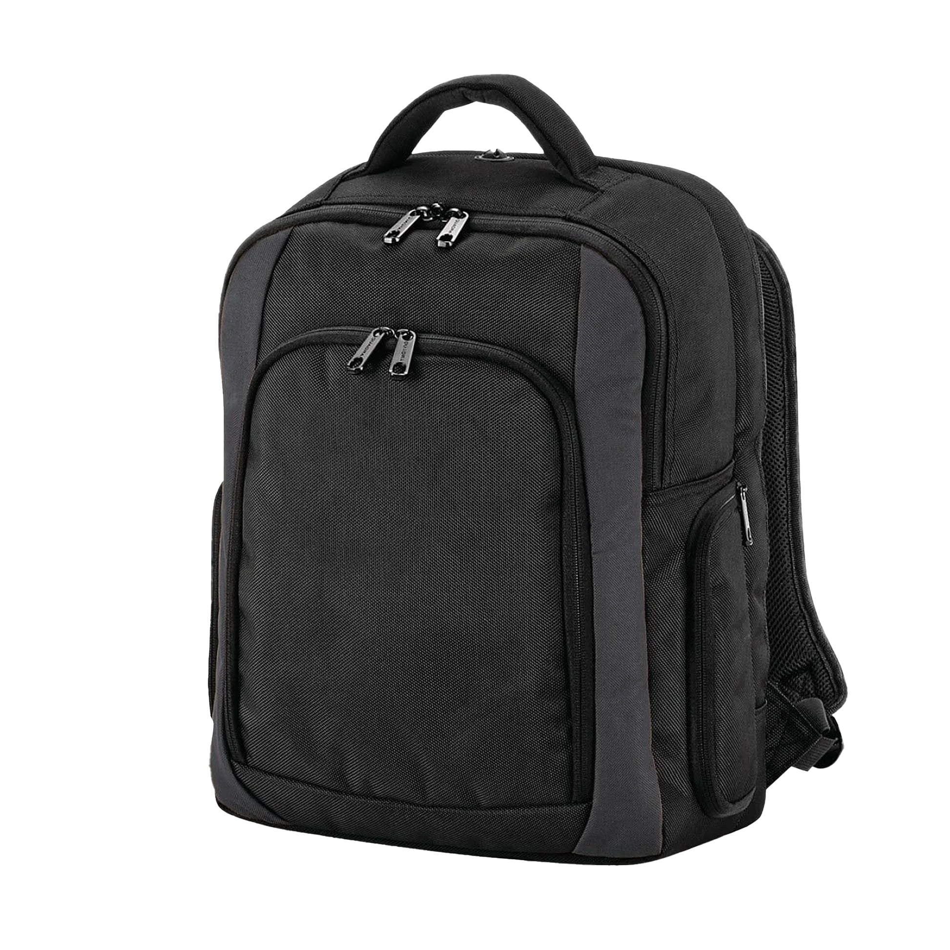 Black-Dark Graphite - Front - Quadra Tungsten Laptop Backpack - 23 Litres
