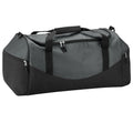 Graphite-Grey-Black - Front - Quadra Teamwear Holdall Duffle Bag (55 Litres)