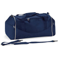 French Navy-Putty - Close up - Quadra Teamwear Holdall Duffle Bag (55 Litres)