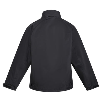 Black - Back - Regatta Hudson Waterproof Windproof Jacket - Mens Jackets