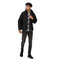 Black - Pack Shot - Regatta Hudson Waterproof Windproof Jacket - Mens Jackets