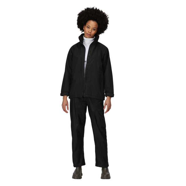 Black - Pack Shot - Regatta Ladies-Womens Waterproof Windproof Jacket