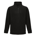 Black - Front - Regatta Thor Overhead Half Zip Anti-Pill Fleece Top (170 GSM)