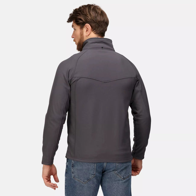 Seal Grey - Lifestyle - Regatta Professional Mens Uproar Softshell Wind Resistant Fleece Jacket
