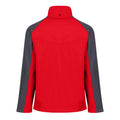 Classic Red-Seal Grey - Back - Regatta Professional Mens Uproar Softshell Wind Resistant Fleece Jacket