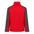Classic Red-Seal Grey - Back - Regatta Professional Mens Uproar Softshell Wind Resistant Fleece Jacket