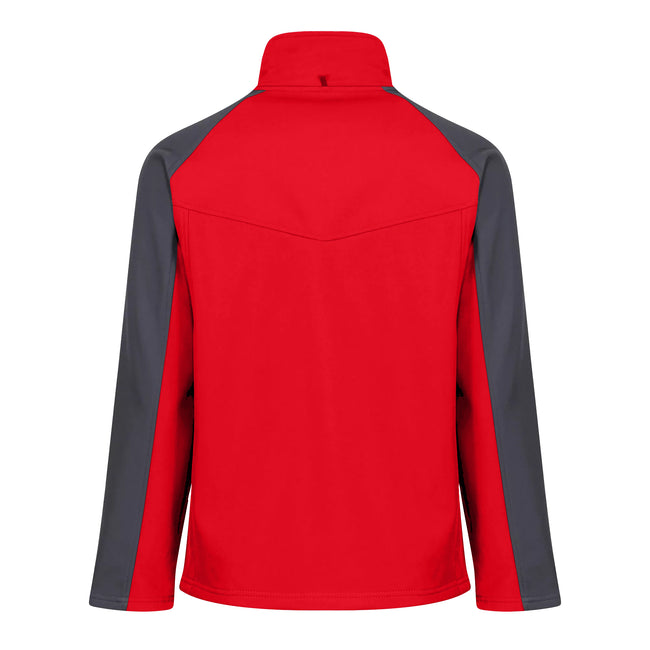 Classic Red-Seal Grey - Back - Regatta Professional Mens Uproar Softshell Wind Resistant Fleece Jacket