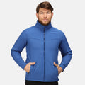Royal Blue - Side - Regatta Professional Mens Uproar Softshell Wind Resistant Fleece Jacket