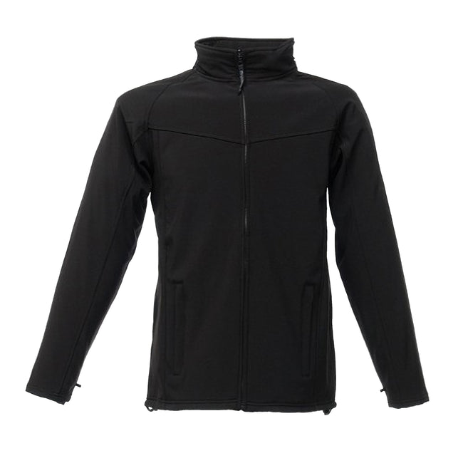 Black-Black - Front - Regatta Professional Mens Uproar Softshell Wind Resistant Fleece Jacket