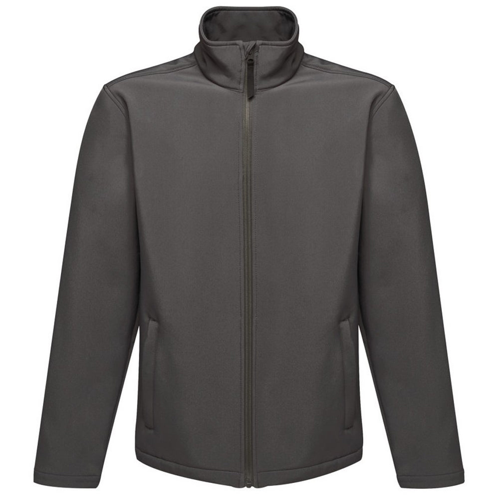 Seal Grey - Front - Regatta Reid Mens Softshell Wind Resistant Water Repellent Jacket