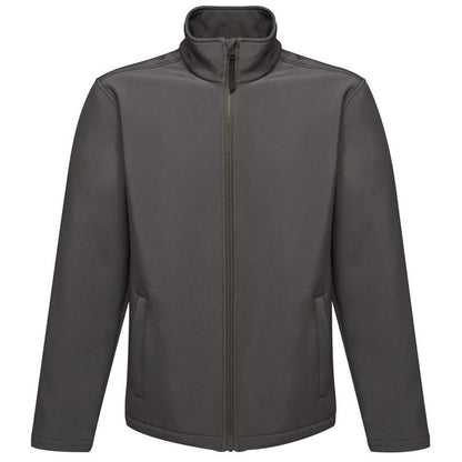 Seal Grey - Front - Regatta Reid Mens Softshell Wind Resistant Water Repellent Jacket