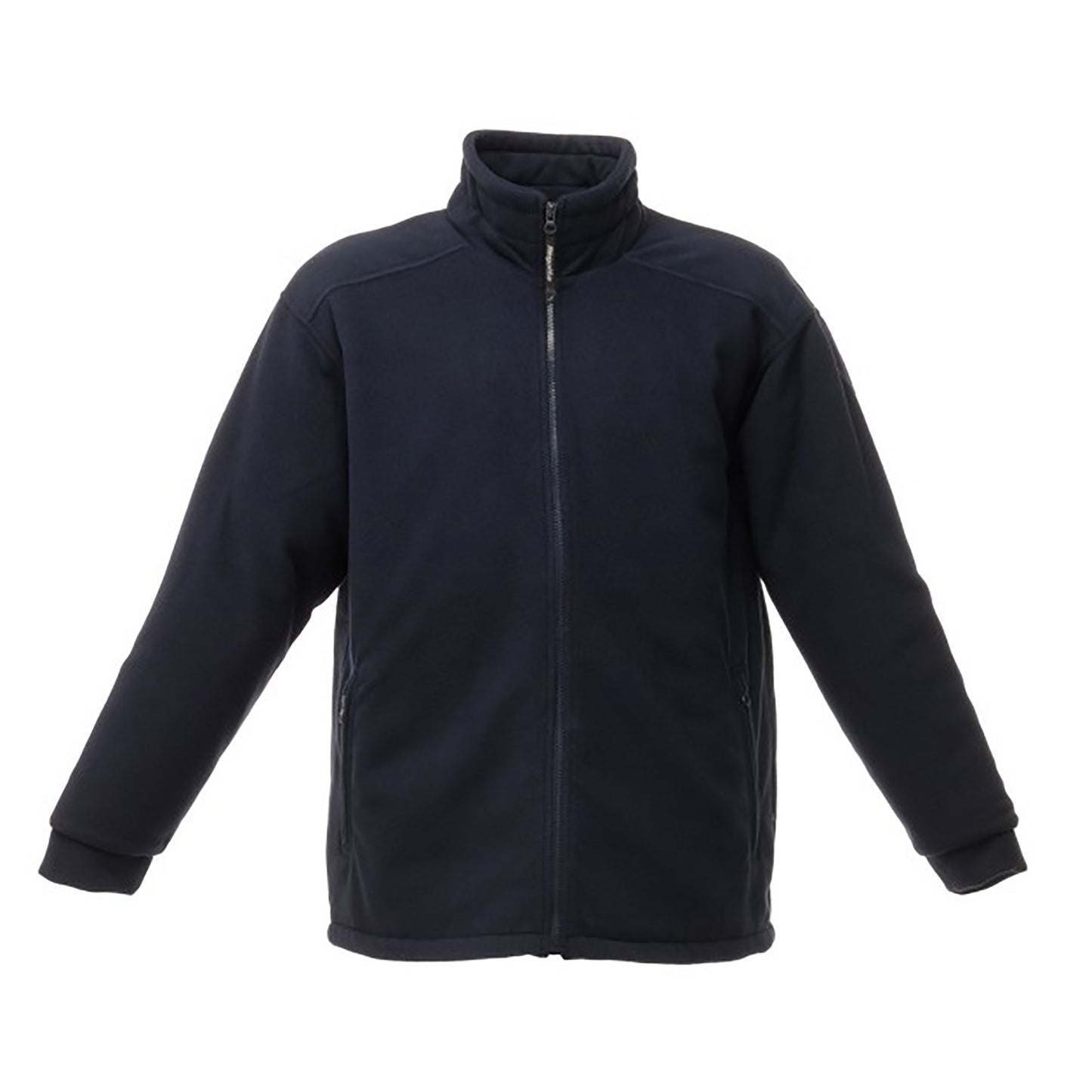 Dark Navy - Front - Regatta Mens Asgard II Quilted Fleece Jacket (Thermo-guard Insulation)