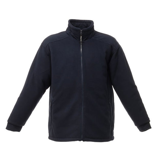 Dark Navy - Front - Regatta Mens Asgard II Quilted Fleece Jacket (Thermo-guard Insulation)