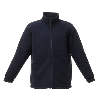 Dark Navy - Front - Regatta Mens Asgard II Quilted Fleece Jacket (Thermo-guard Insulation)