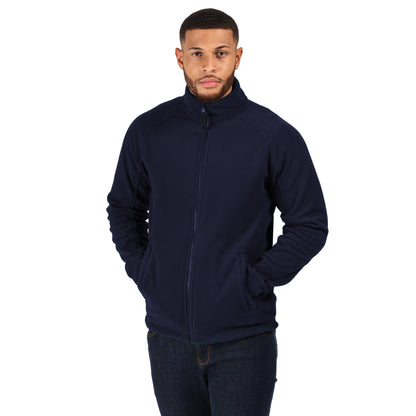 Dark Navy - Side - Regatta Mens Thor III Fleece Jacket