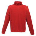 Classic Red - Front - Regatta Mens Micro Zip Neck Fleece Top (170 GSM)