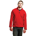 Classic Red - Back - Regatta Mens Micro Zip Neck Fleece Top (170 GSM)