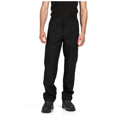 Black - Back - Regatta Mens New Action Trouser (Long) - Pants